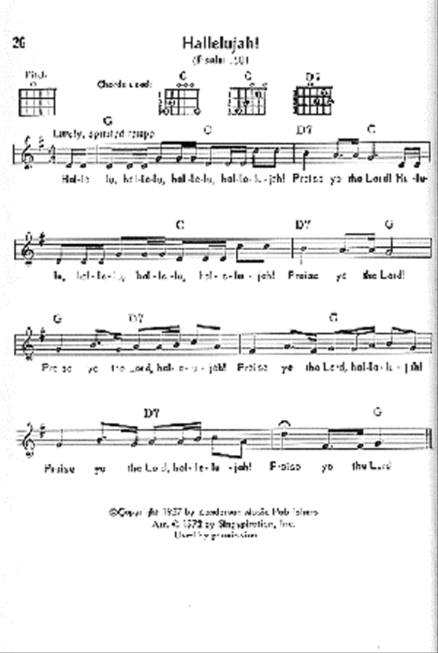 Guitar Hymnal Guitar scores gallery preview page 2