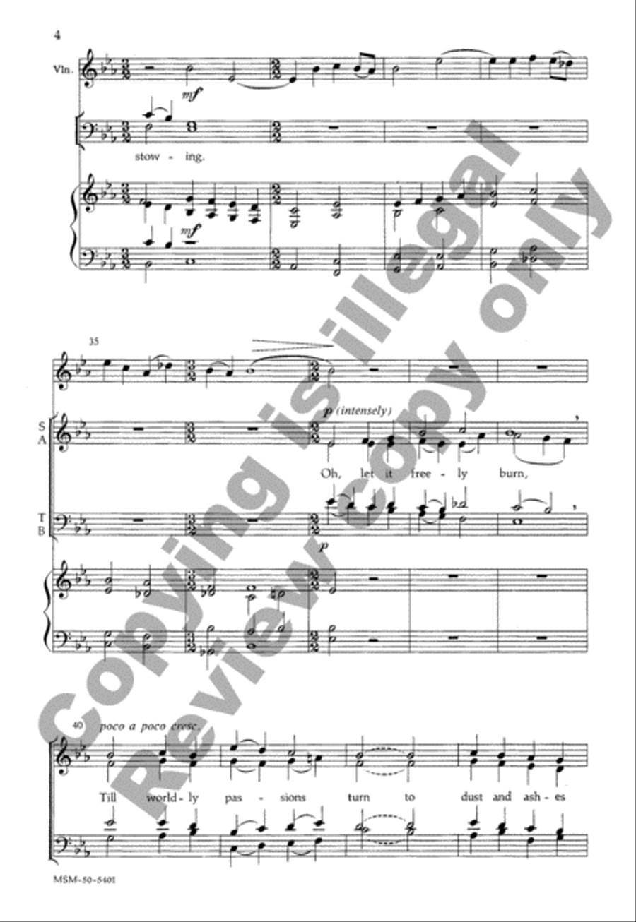 Come Down, O Love Divine Come Down, O Love Divine 4-Part scores gallery preview page 4