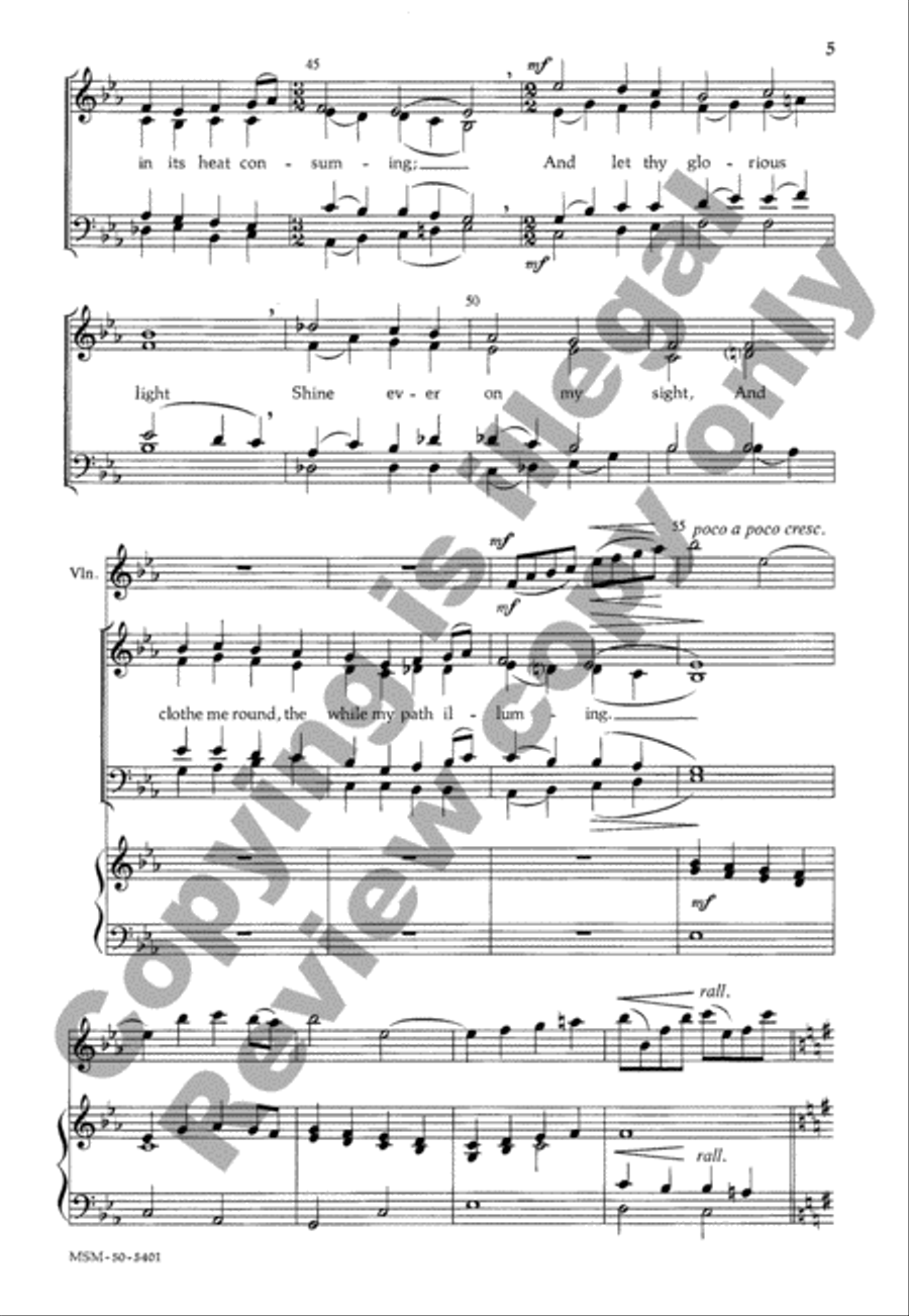 Come Down, O Love Divine Come Down, O Love Divine 4-Part scores gallery preview page 5