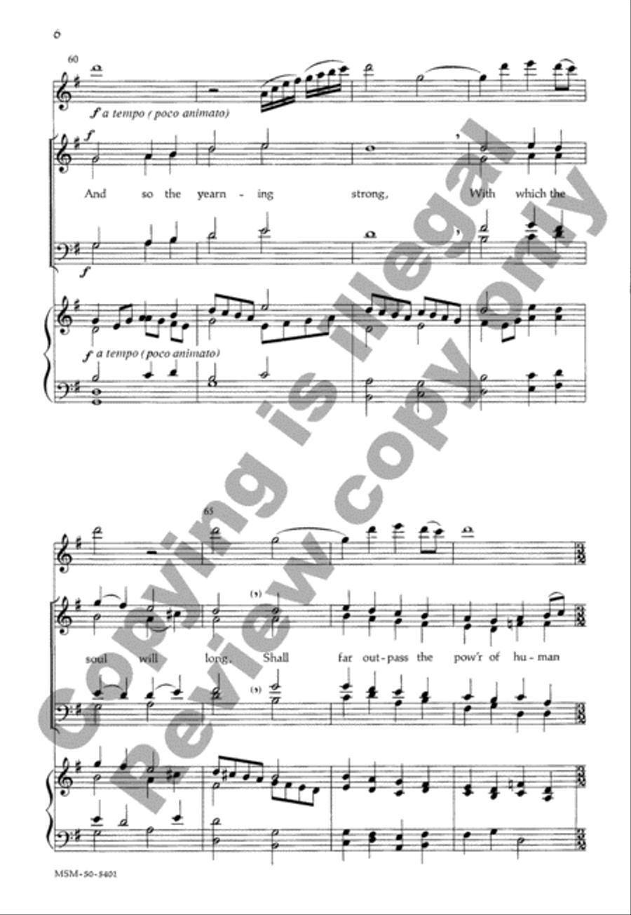 Come Down, O Love Divine Come Down, O Love Divine 4-Part scores gallery preview page 6