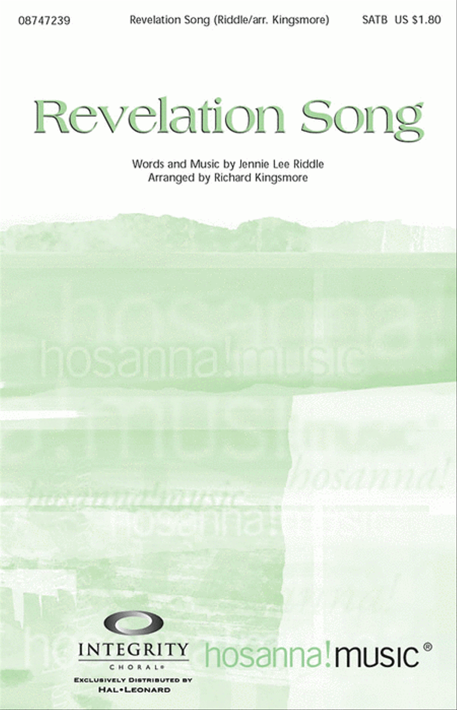 Revelation Song Revelation Song 4-Part scores gallery preview page 1
