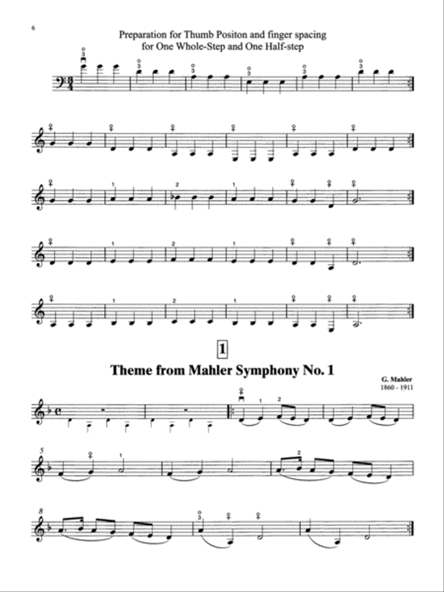 Suzuki Bass School, Volume 4 String Methods scores gallery preview page 6
