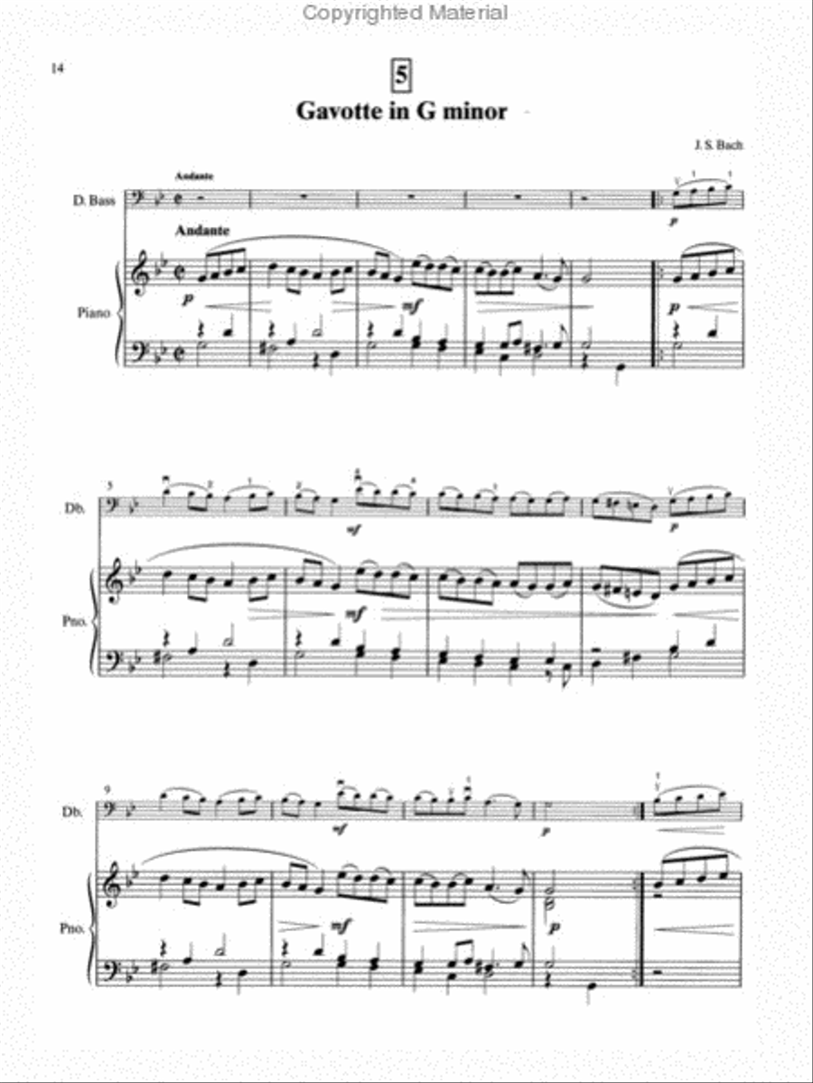 Suzuki Bass School, Volume 4 String Methods scores gallery preview page 4