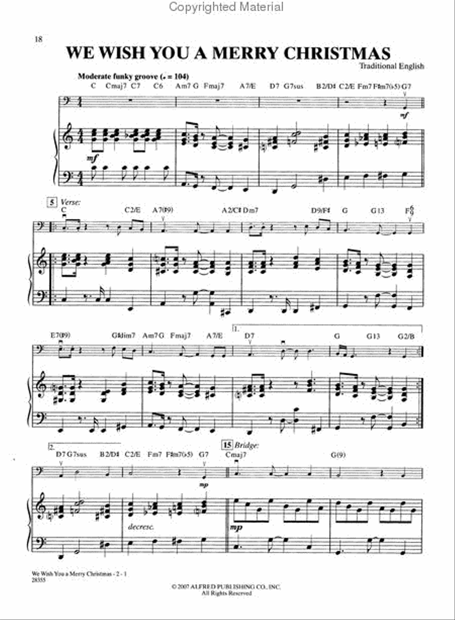 Christmas Instrumental Solos: Popular Christmas Songs - Cello Piano Accompaniment scores gallery preview page 4
