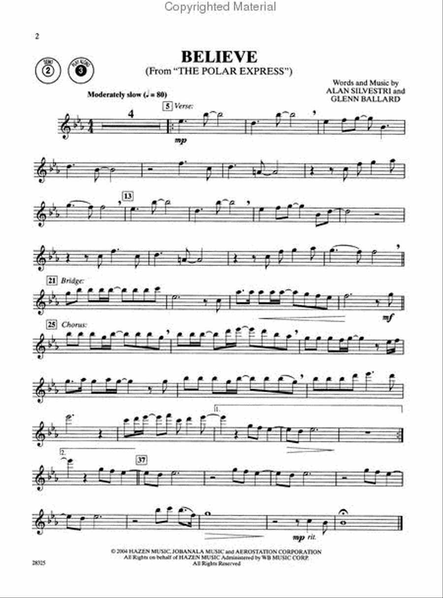 Christmas Instrumental Solos: Popular Christmas Songs - Flute Flute Solo scores gallery preview page 2