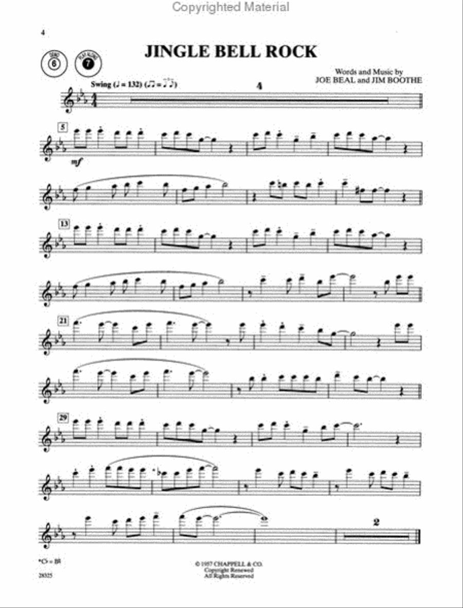 Christmas Instrumental Solos: Popular Christmas Songs - Flute Flute Solo scores gallery preview page 3