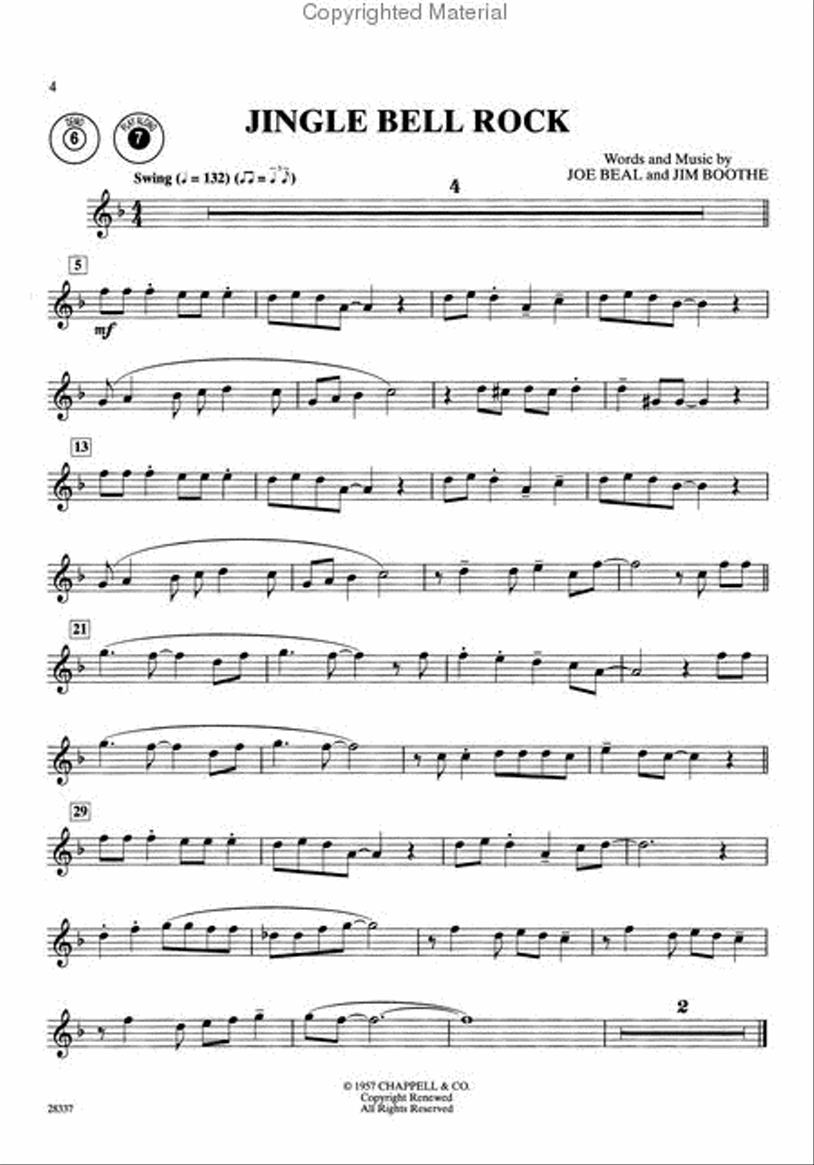 Christmas Instrumental Solos: Popular Christmas Songs - Trumpet Trumpet Solo scores gallery preview page 3