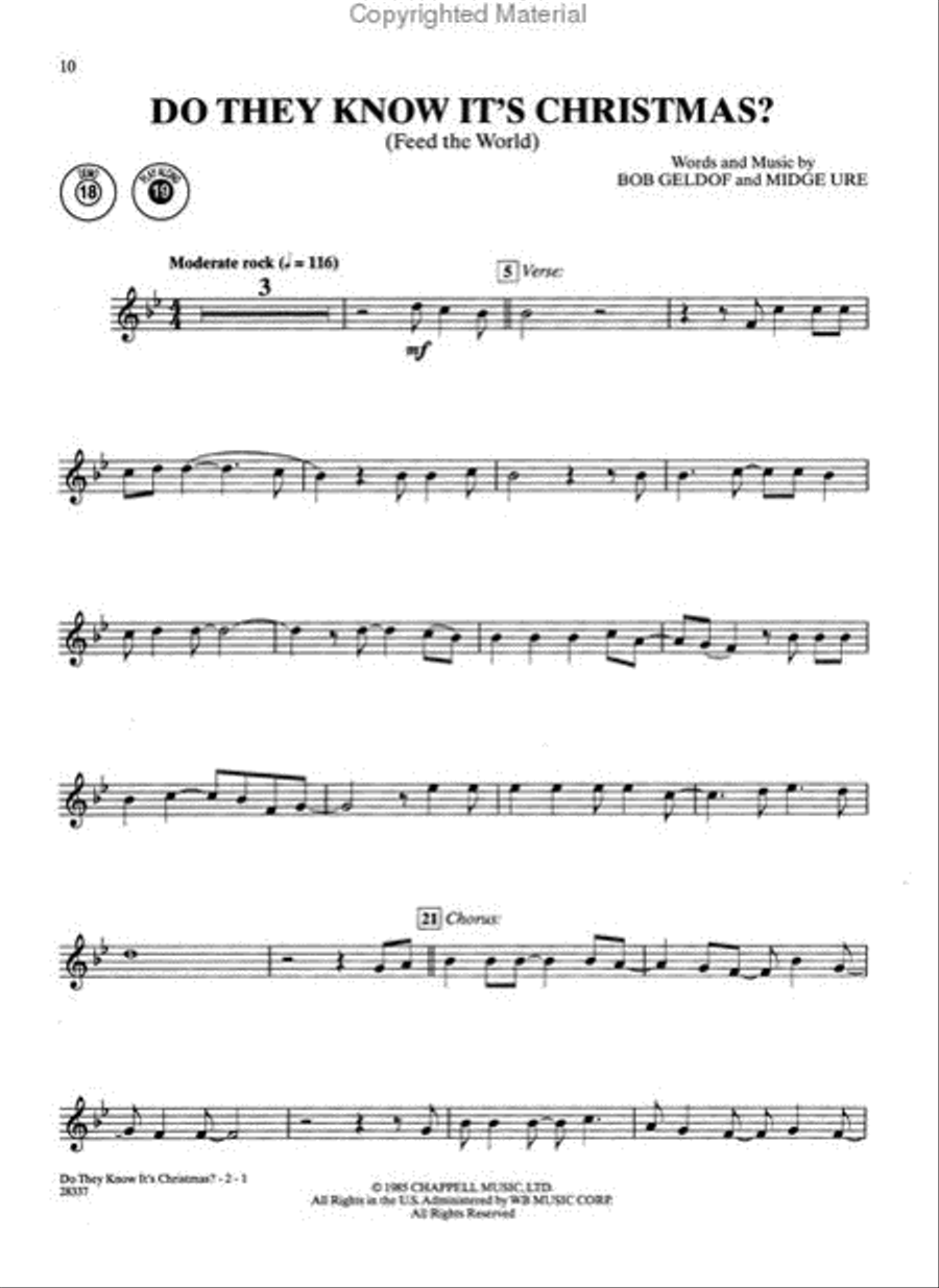 Christmas Instrumental Solos: Popular Christmas Songs - Trumpet Trumpet Solo scores gallery preview page 4