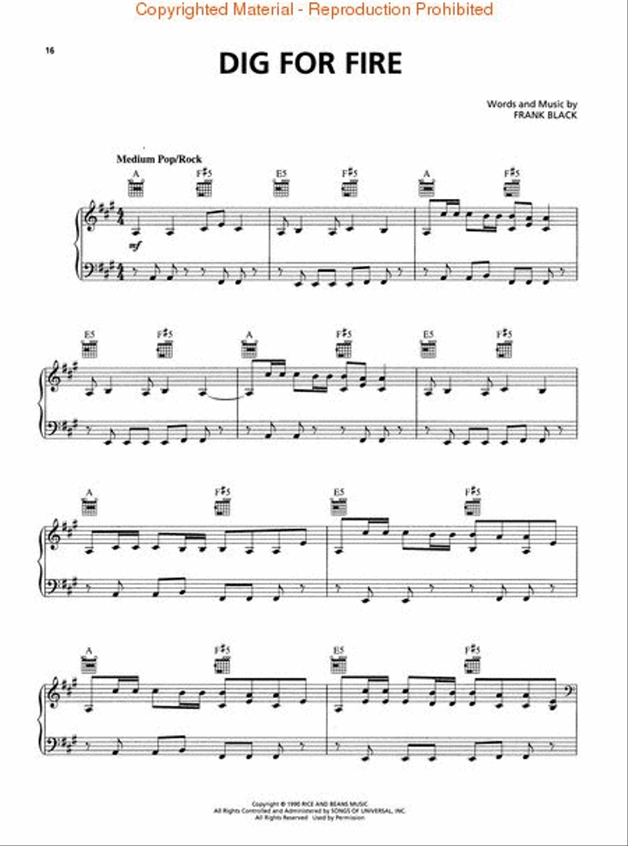 Best of Pixies Best of Pixies Piano, Vocal, Guitar scores gallery preview page 4