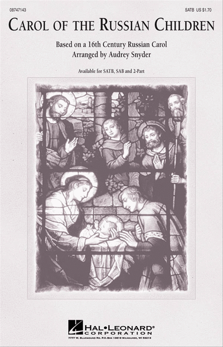 Carol of the Russian Children 2-Part scores gallery preview page 1