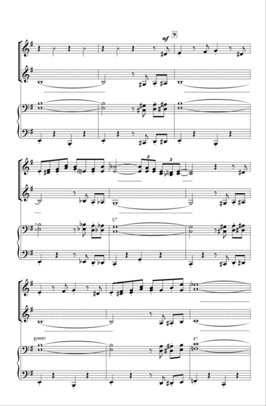 The Pink Panther The Pink Panther Women's Choir scores gallery preview page 3