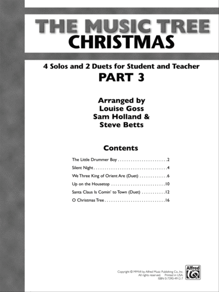 The Music Tree Christmas The Music Tree Christmas Piano Method scores gallery preview page 2