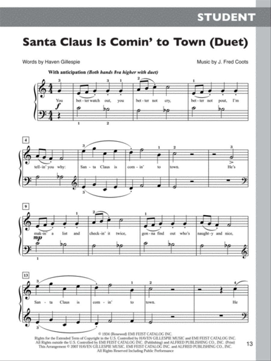 The Music Tree Christmas The Music Tree Christmas Piano Method scores gallery preview page 7