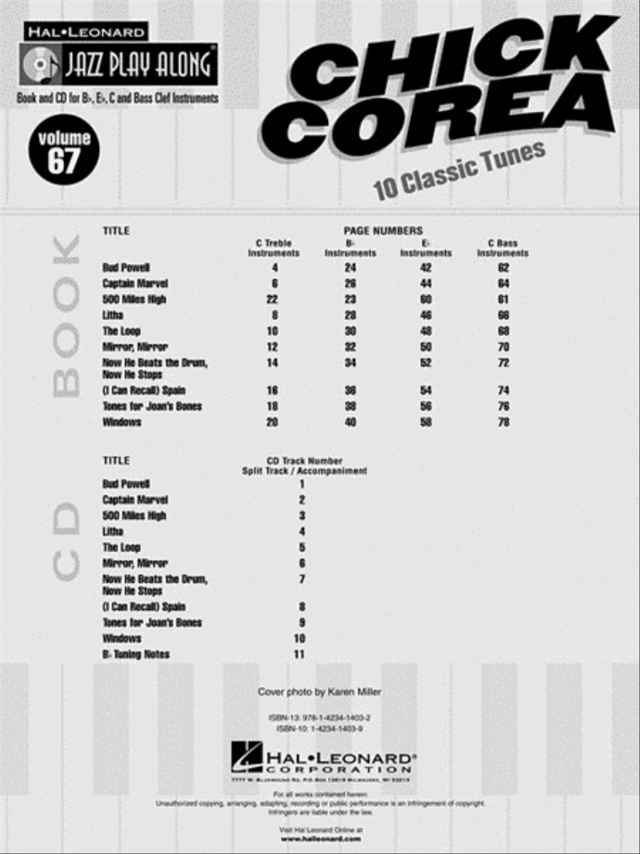 Chick Corea C Instrument scores gallery preview page 3