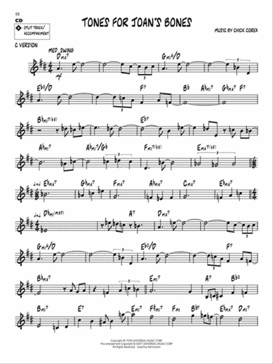 Chick Corea C Instrument scores gallery preview page 5