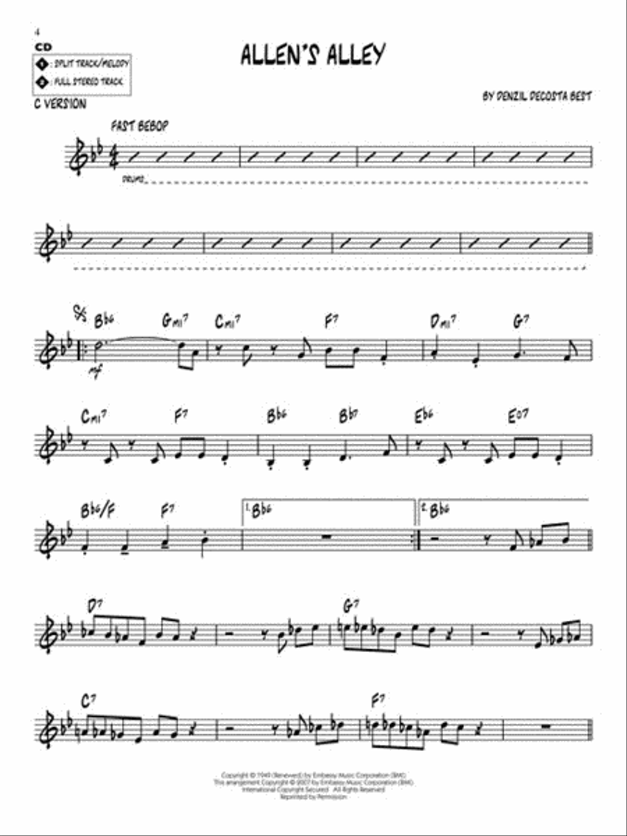 Classic Jazz scores gallery preview page 4