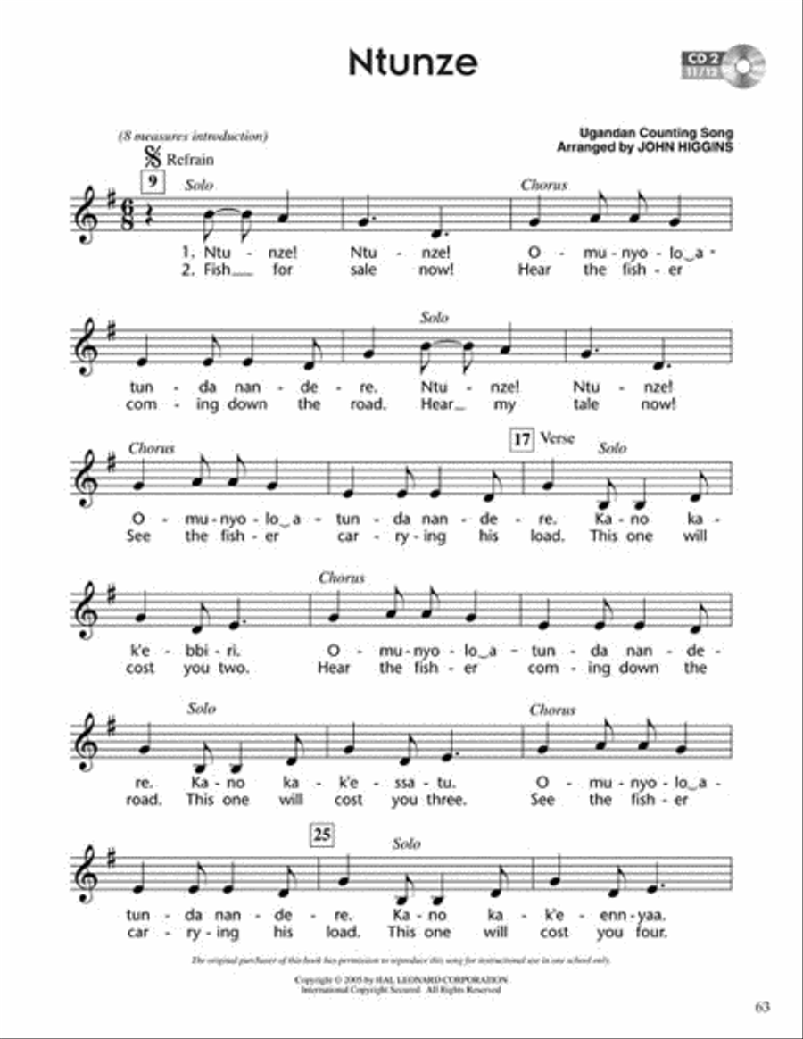 World Rhythms Choir scores gallery preview page 6