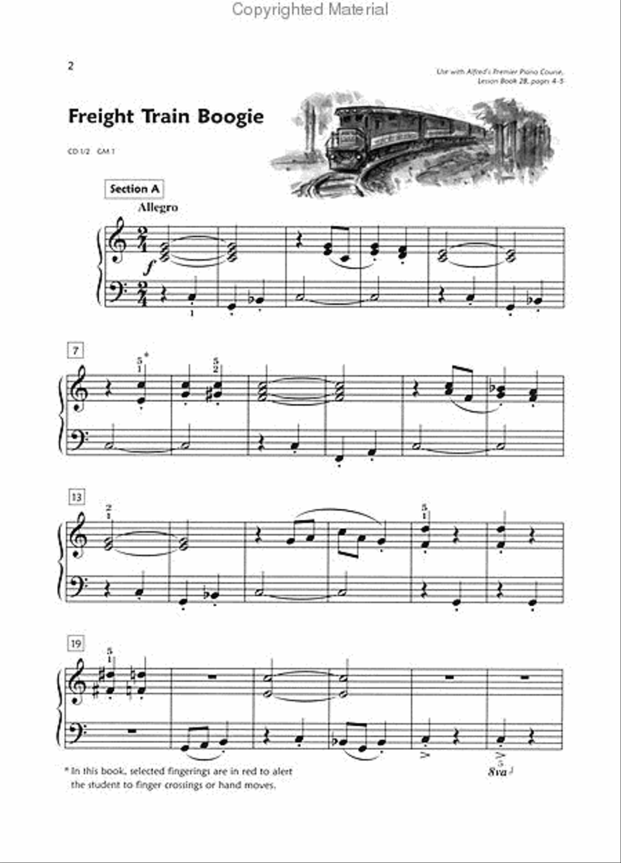 Premier Piano Course, Lesson, Theory & Performance 2B (Value Pack) Piano Method scores gallery preview page 2