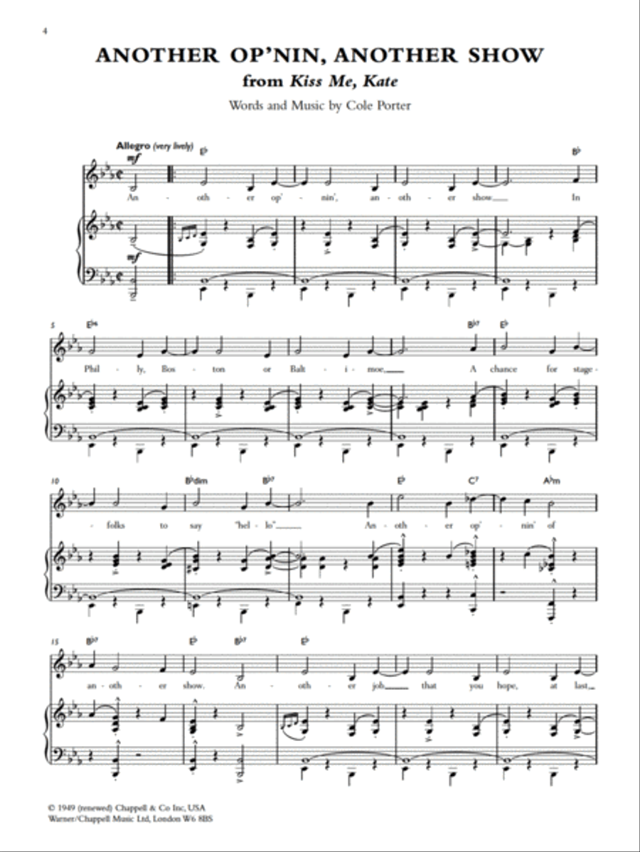 Cole Porter: The Definitive Songbook Piano, Vocal, Guitar scores gallery preview page 2