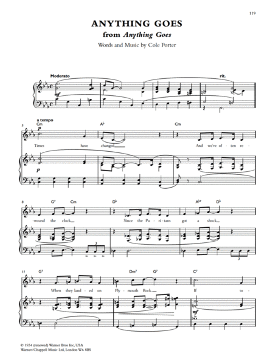 Cole Porter: The Definitive Songbook Piano, Vocal, Guitar scores gallery preview page 3
