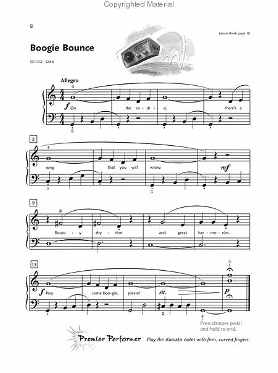 Premier Piano Course, Lesson, Theory & Performance 2A (Value Pack) Piano Method scores gallery preview page 4