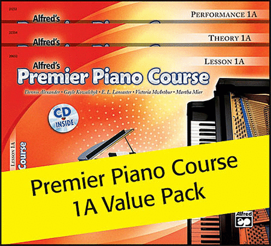Premier Piano Course, Lesson, Theory & Performance 1A (Value Pack) Piano Method scores gallery preview page 1