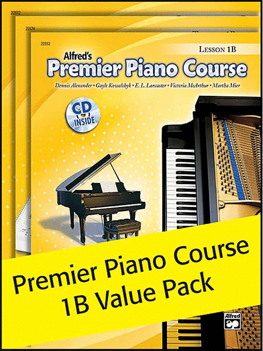 Premier Piano Course, Lesson, Theory & Performance 1B (Value Pack) Piano Method scores gallery preview page 1