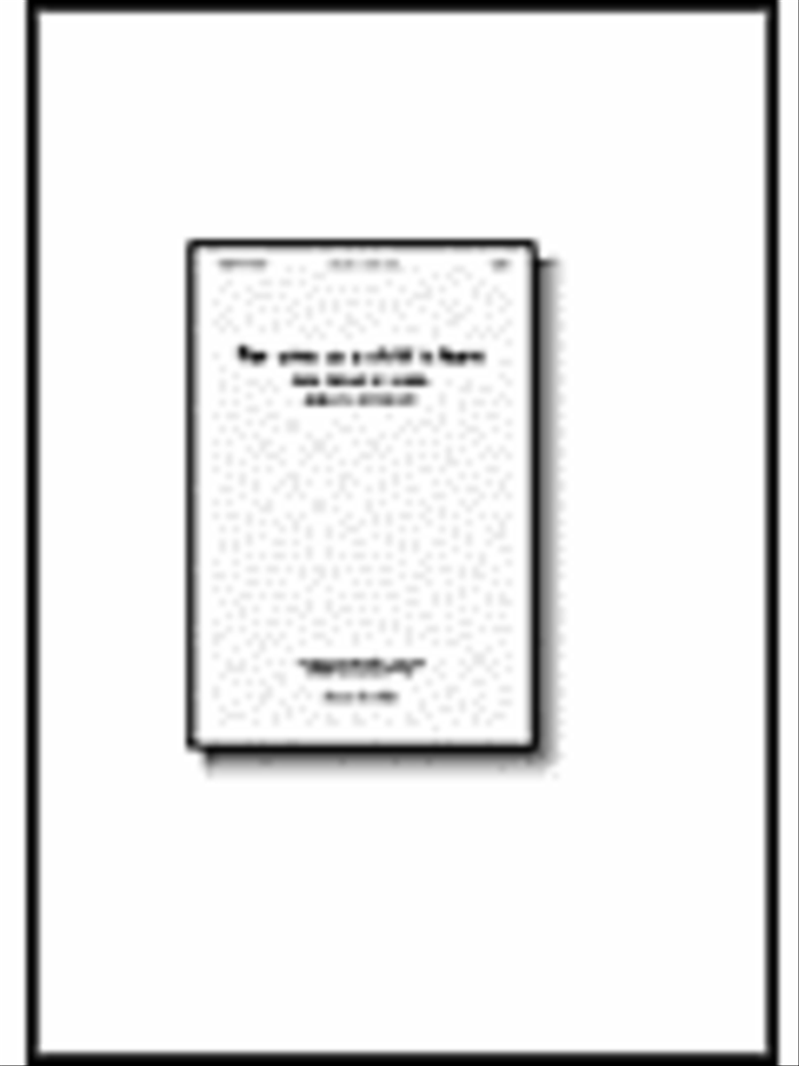G.F. Handel: For Unto Us A Child Is Born 4-Part scores gallery preview page 1