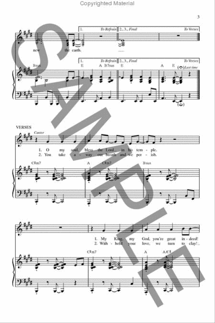 Lord Send Out Your Spirit Guitar scores gallery preview page 3