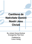 Cantilena de Nativitate Domini Nostri Jesu Christi