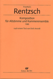 Composition for Alto and Chamber Ensemble (Komposition fur Altstimme und Kammerensemble)