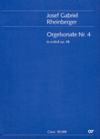 Organ Sonata No. 4 in A minor