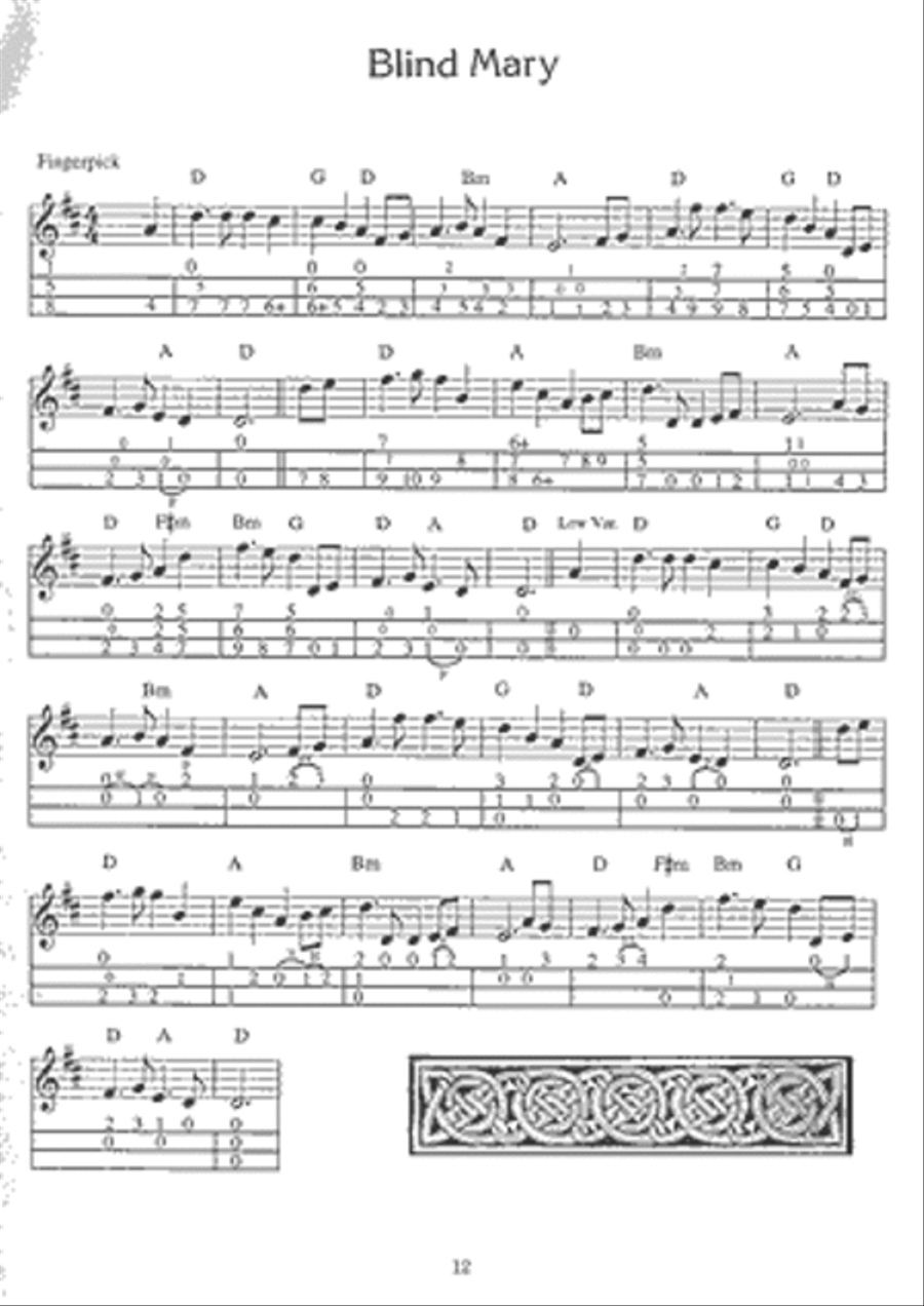 O'Carolan Harp Tunes for Mountain Dulcimer Harp scores gallery preview page 2