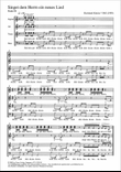 Sing to the Lord a new song (Singet dem Herrn ein neues Lied)