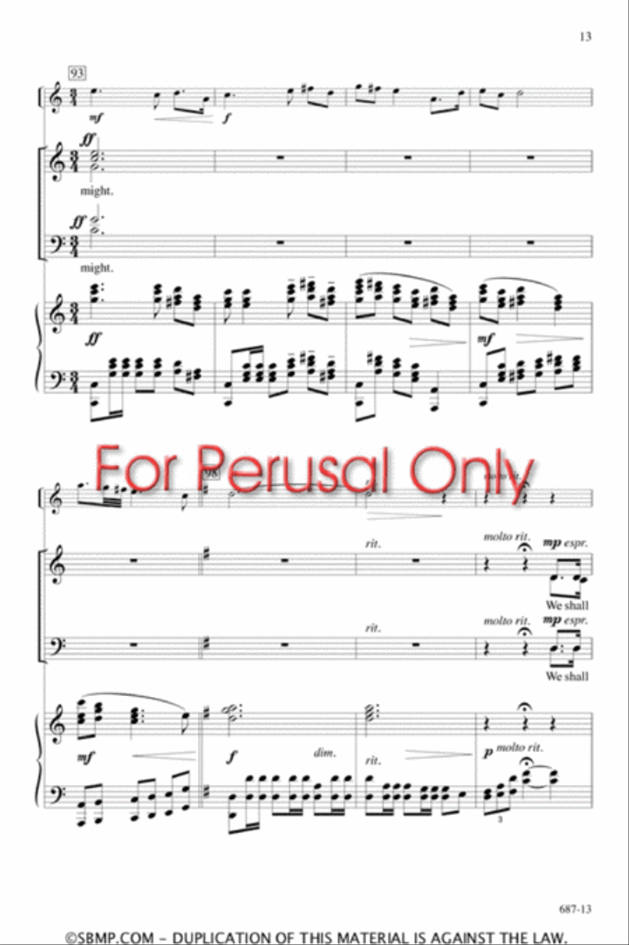 The Vacant Chair - SATB divisi Octavo Divisi scores gallery preview page 12