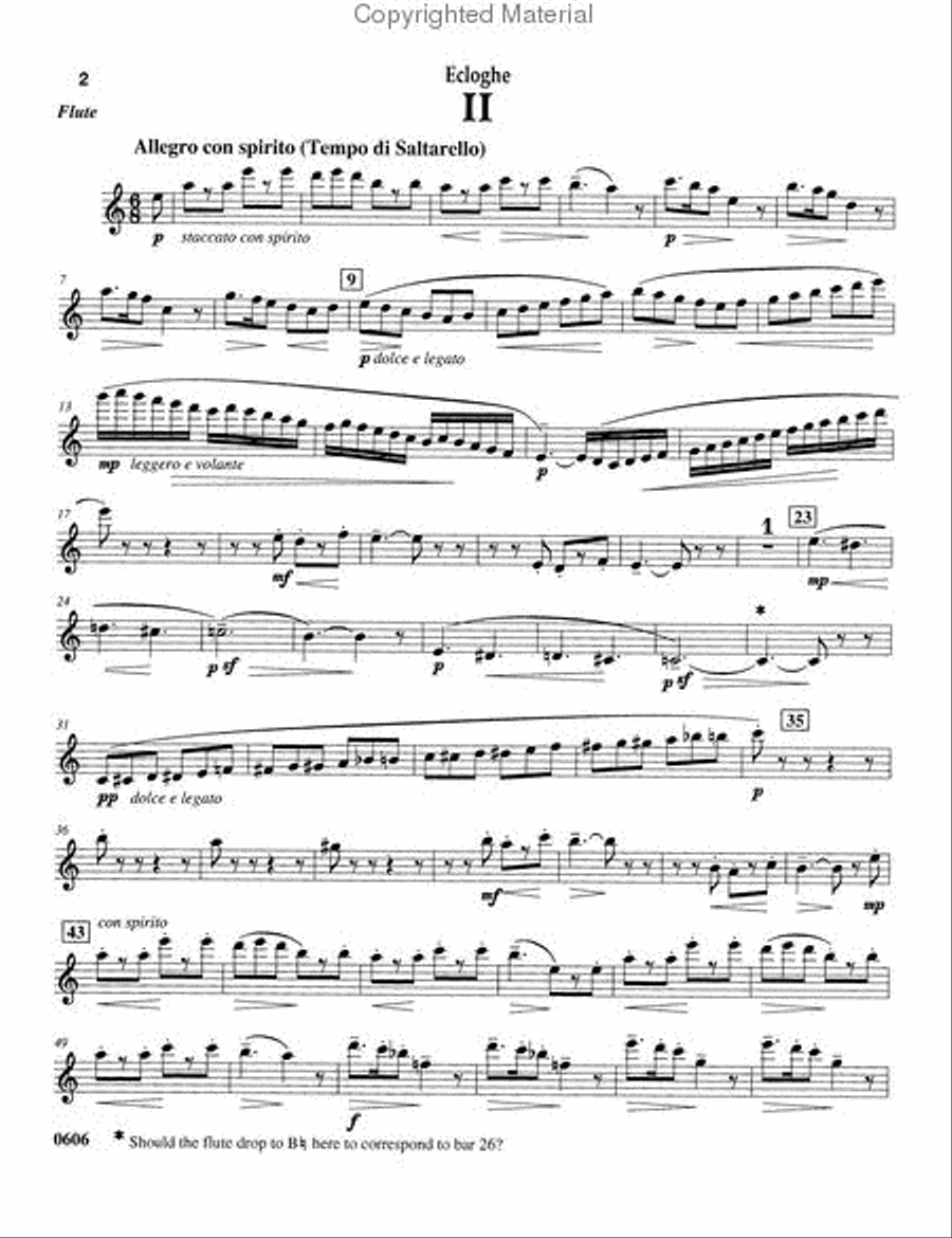 Ecloghe, Op. 206 English Horn scores gallery preview page 4