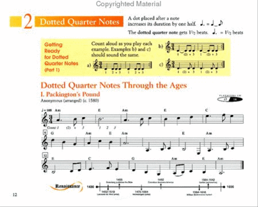 The FJH Young Beginner Guitar Method - Lesson Book 3 Guitar scores gallery preview page 3