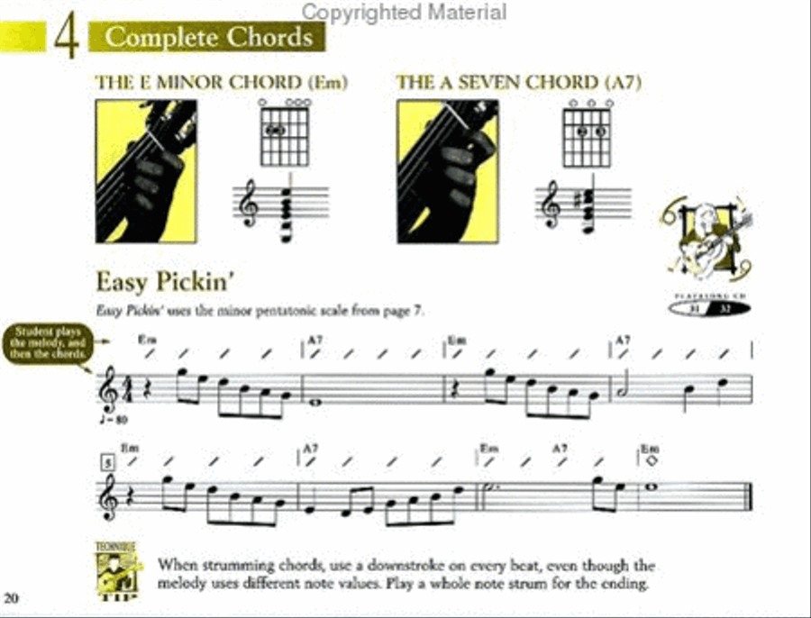 The FJH Young Beginner Guitar Method - Lesson Book 3 Guitar scores gallery preview page 4