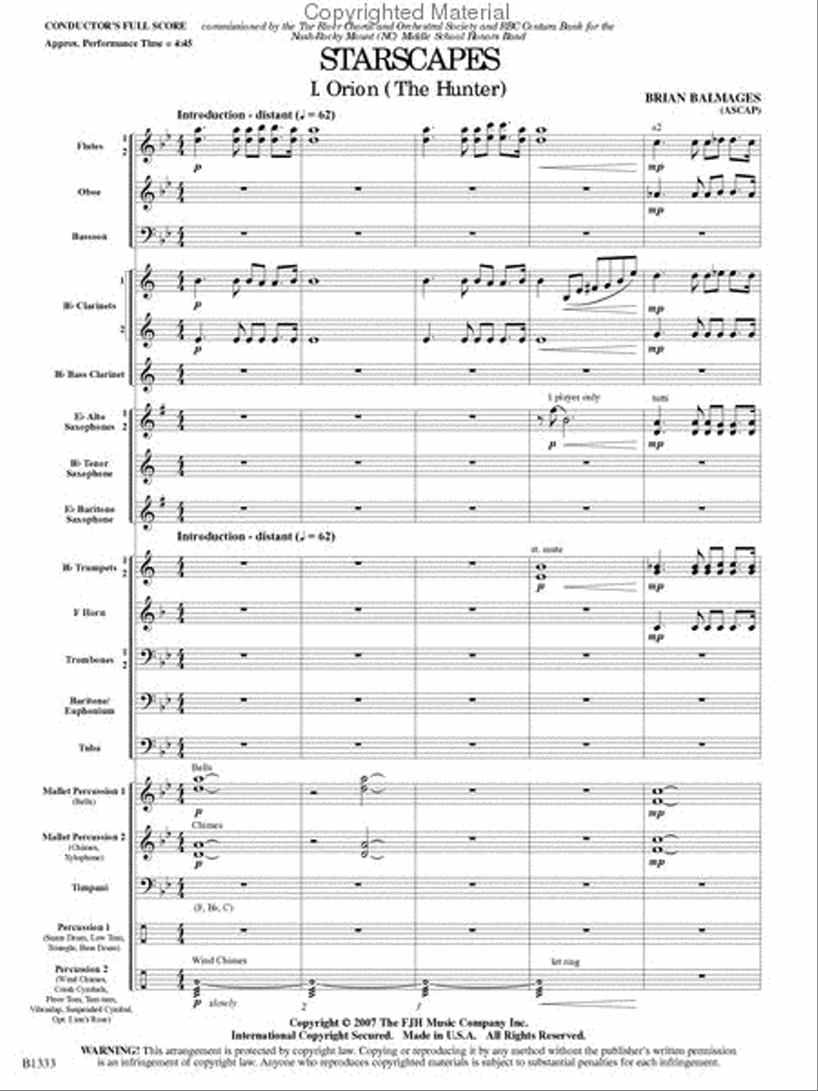Starscapes Starscapes Concert Band scores gallery preview page 2