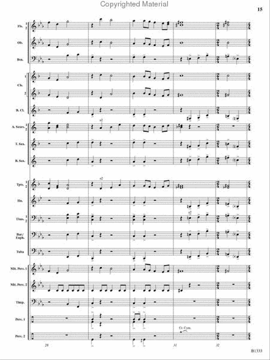 Starscapes Starscapes Concert Band scores gallery preview page 13