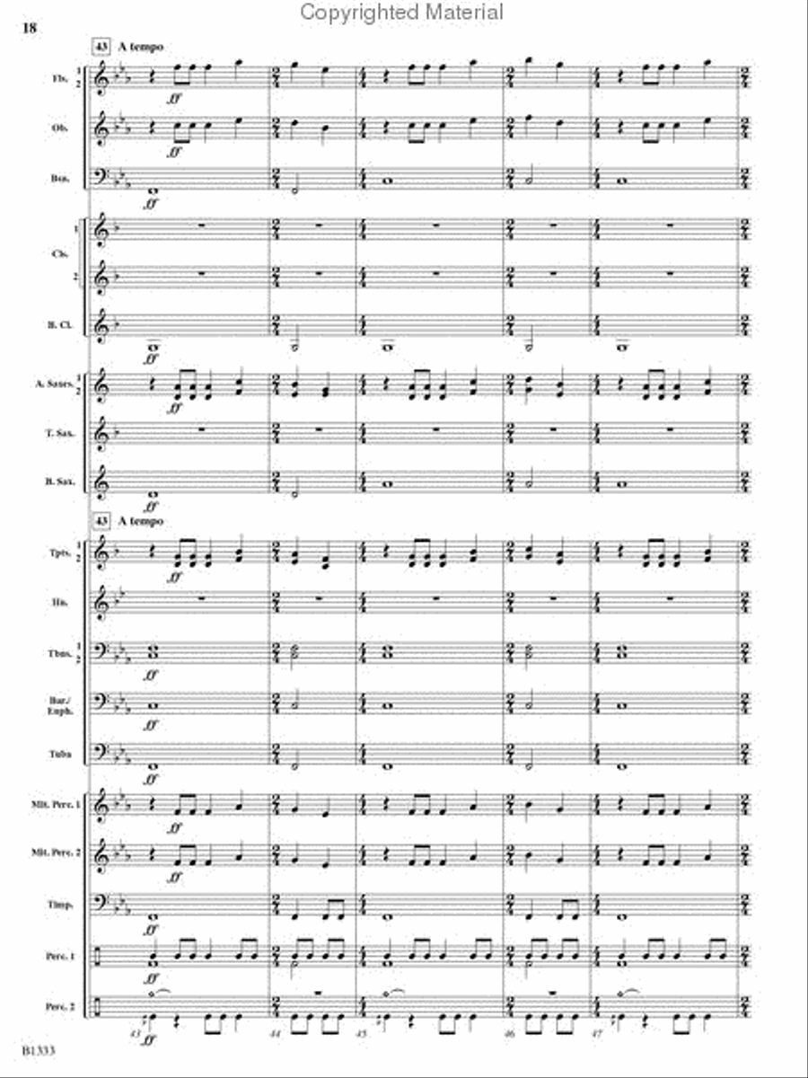 Starscapes Starscapes Concert Band scores gallery preview page 16