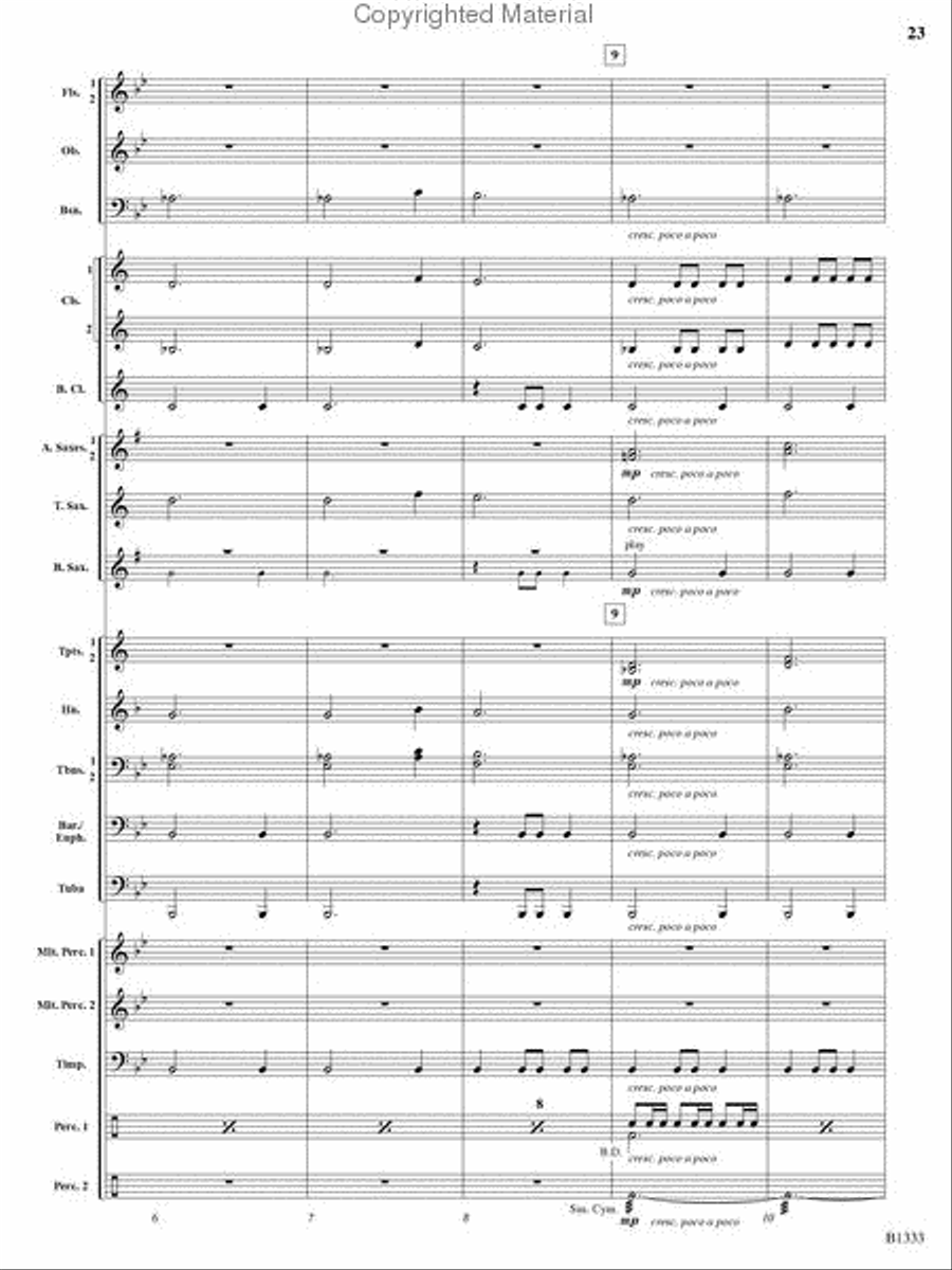 Starscapes Starscapes Concert Band scores gallery preview page 21