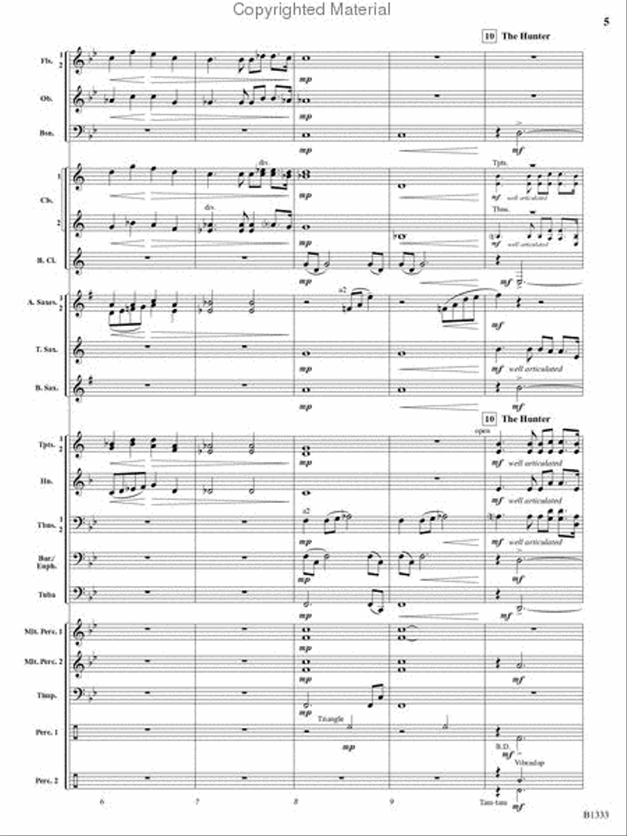 Starscapes Starscapes Concert Band scores gallery preview page 3