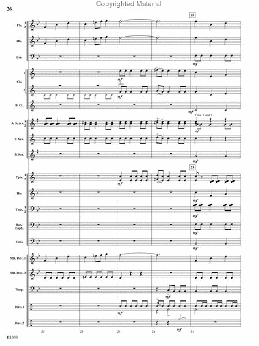 Starscapes Starscapes Concert Band scores gallery preview page 24