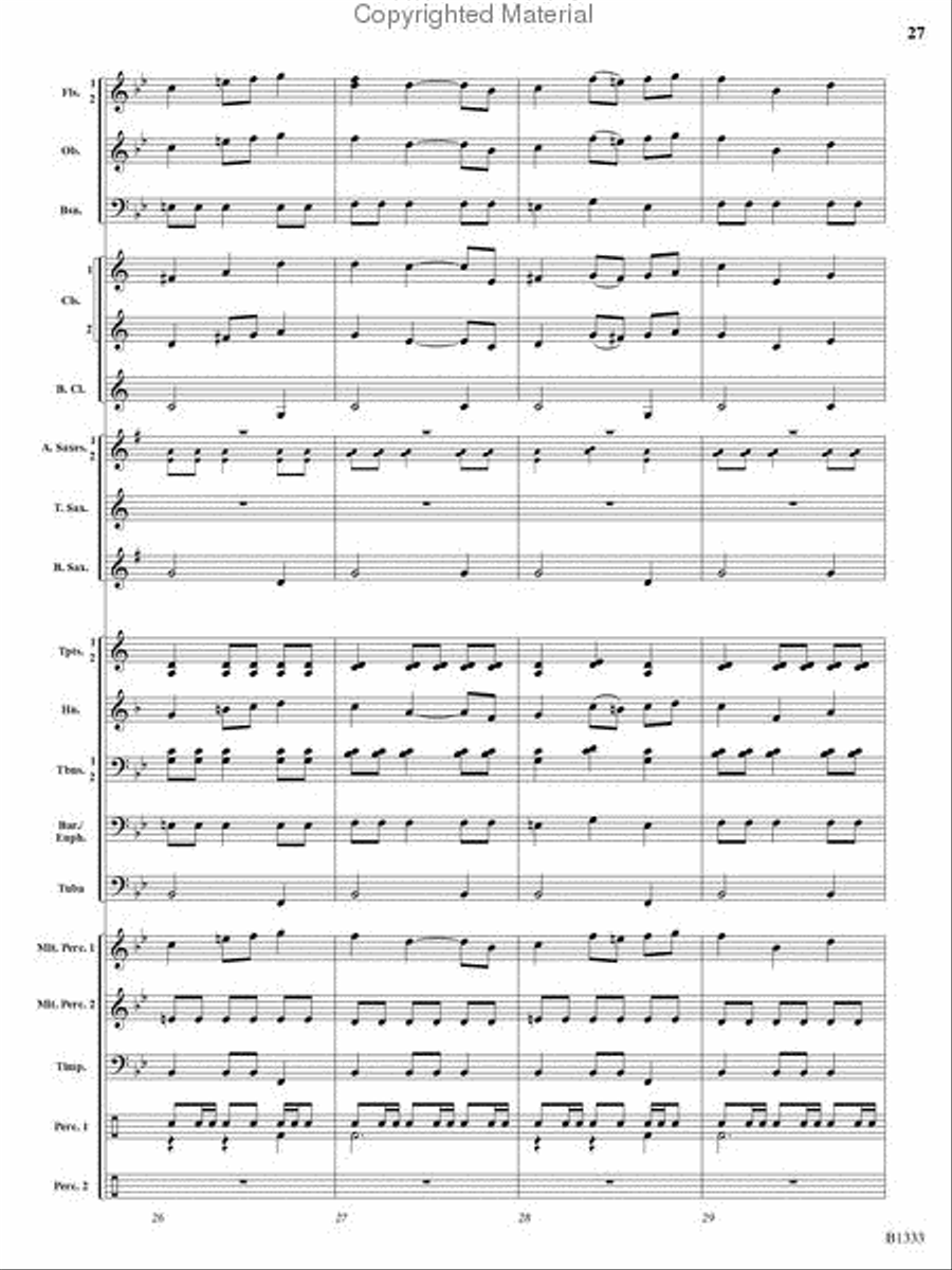 Starscapes Starscapes Concert Band scores gallery preview page 25