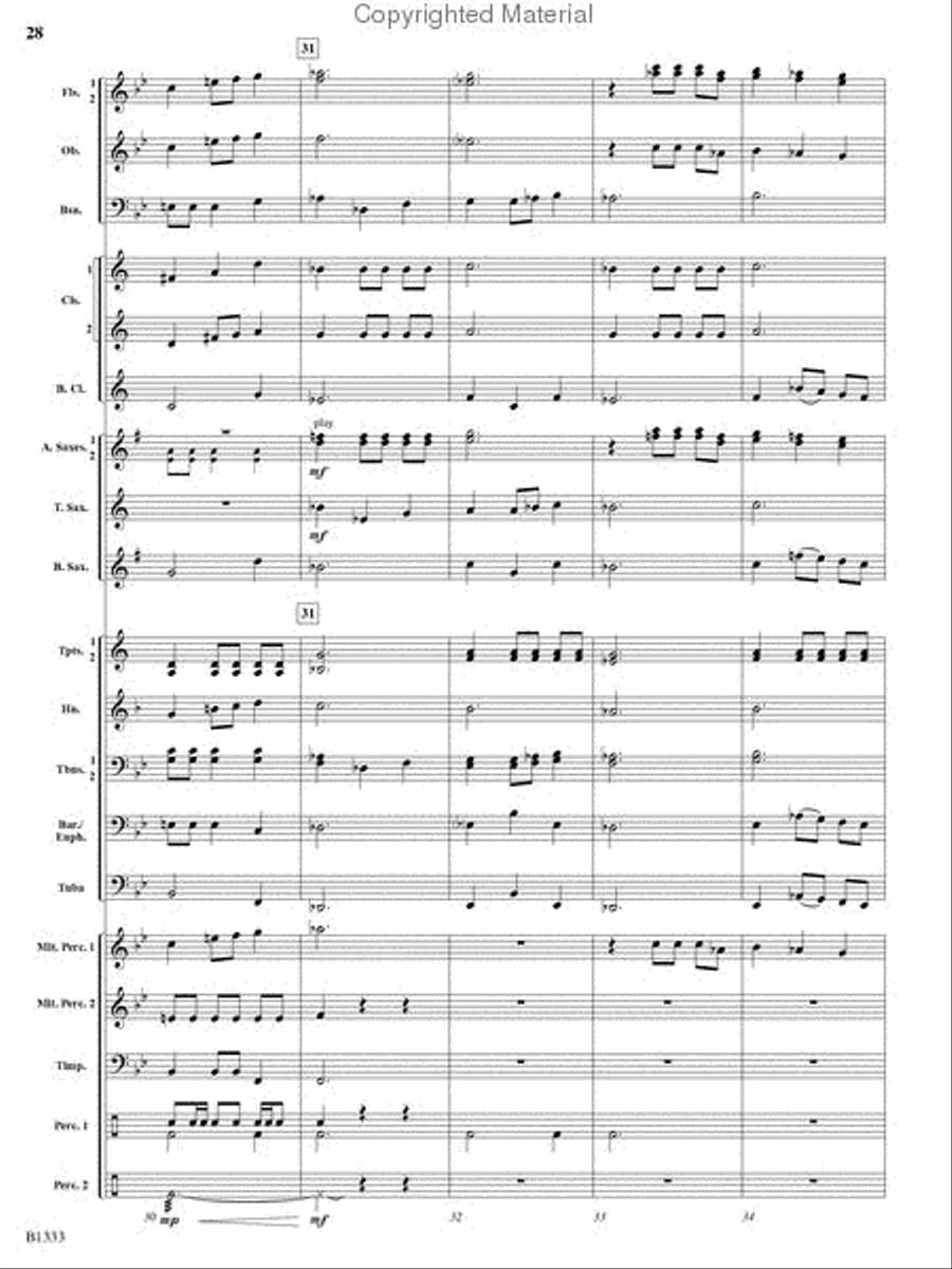 Starscapes Starscapes Concert Band scores gallery preview page 26