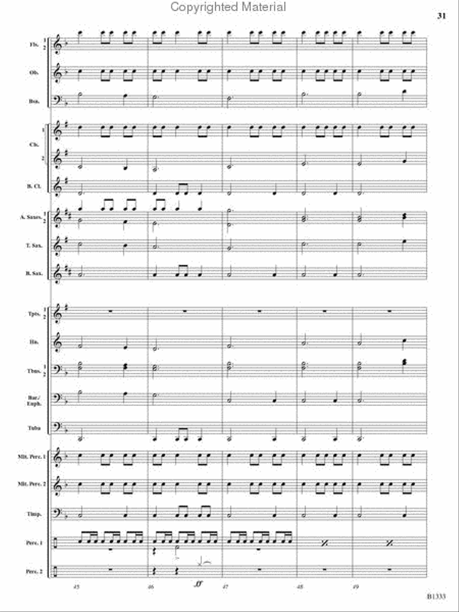 Starscapes Starscapes Concert Band scores gallery preview page 29