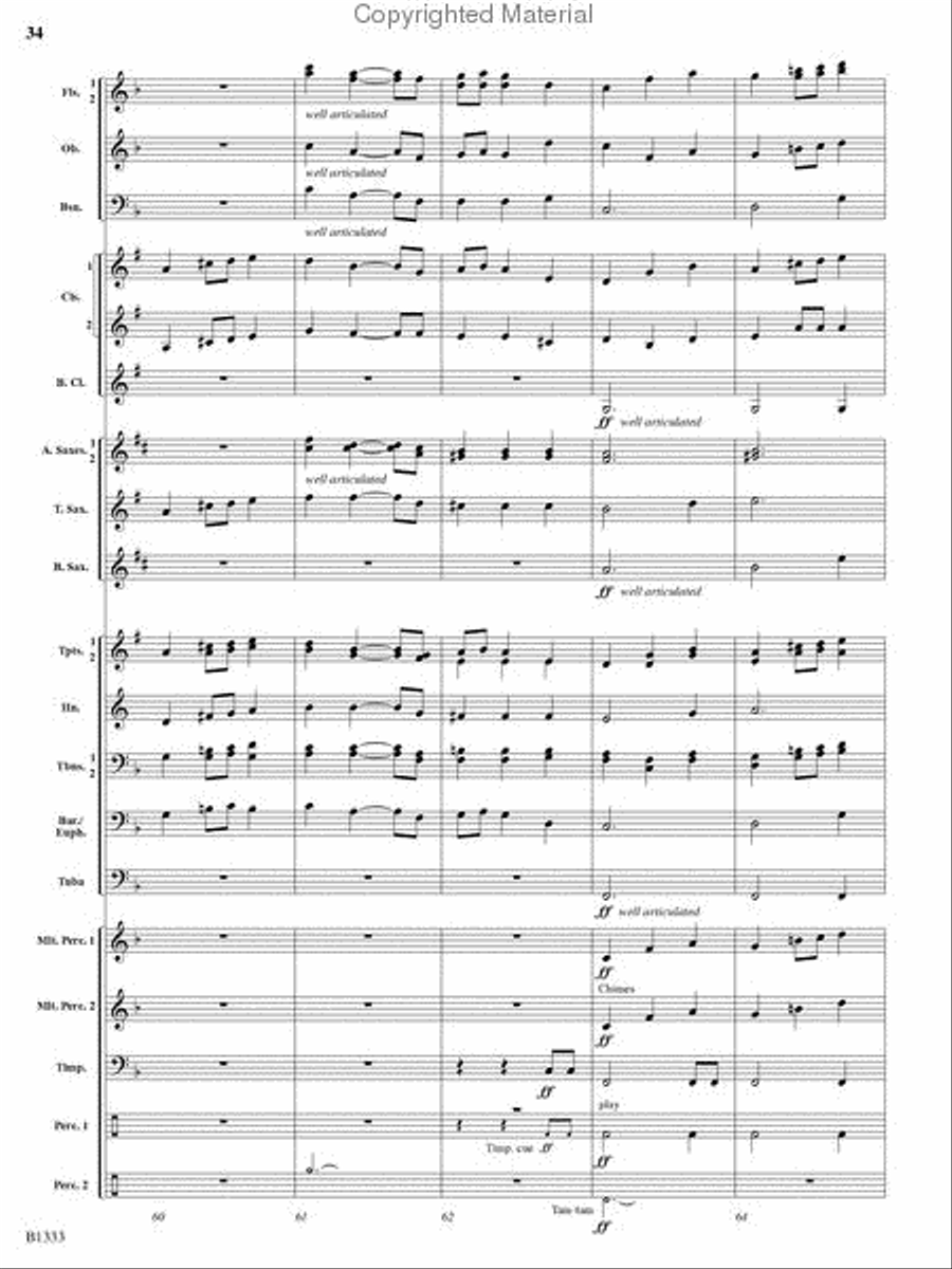 Starscapes Starscapes Concert Band scores gallery preview page 32