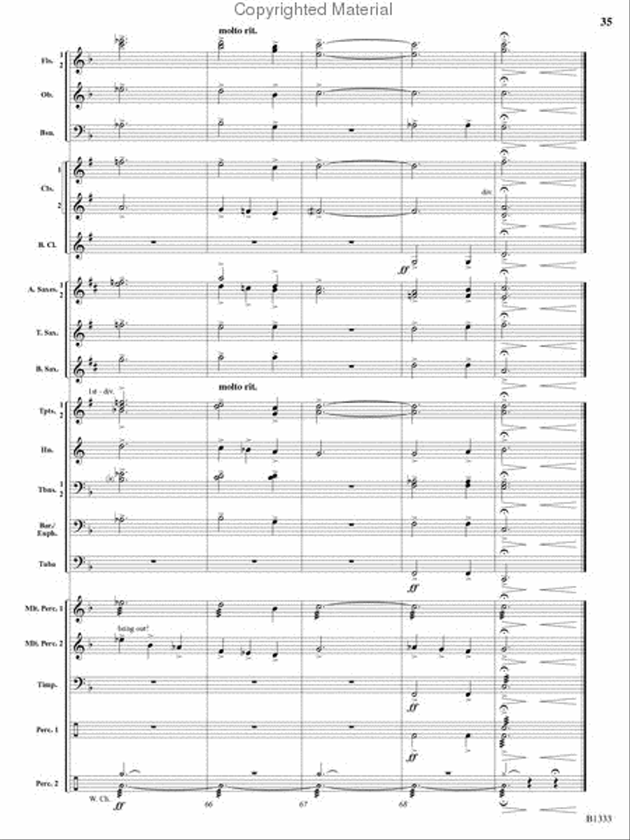 Starscapes Starscapes Concert Band scores gallery preview page 33