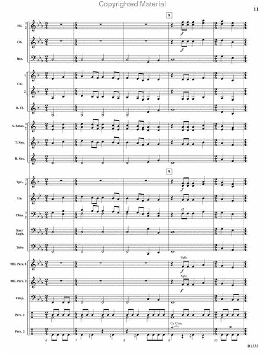 Starscapes Starscapes Concert Band scores gallery preview page 9